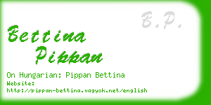 bettina pippan business card